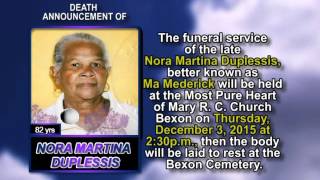 Nora Martina Duplessis short 1