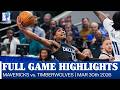 Mavericks Highlights vs. Minnesota Timberwolves | March 30, 2026