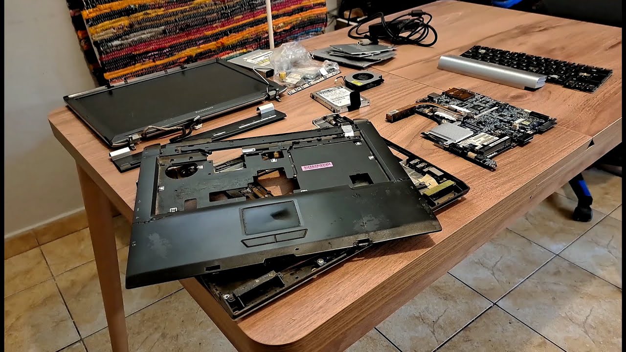 Trashed Notebook Laptop Made Out Of Trash - YouTube