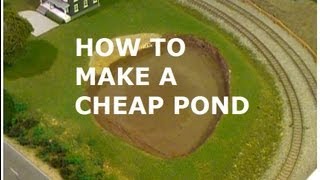 HOW TO MAKE A CHEAP MODEL POND WITH AN ACRYLIC WATER KIT