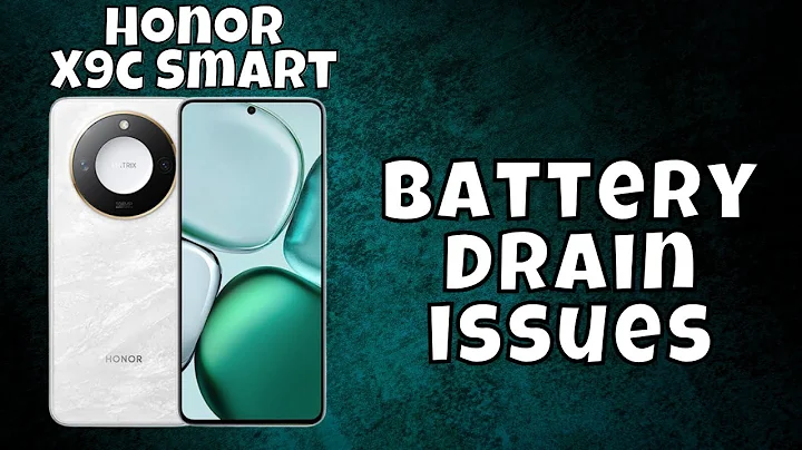 Honor X9c Smart Battery drain problem || How to solve battery drain issues 2025