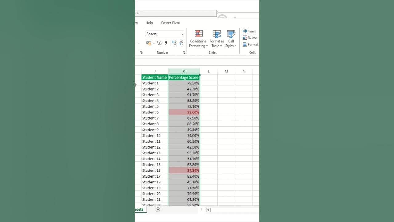 Conditional formatting highlight top 10 percentage | Quickly Highlight ...