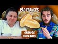 GRINGOS PROVANDO PÃO FRANCÊS COM MANTEIGA