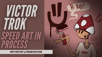 Artist exploding into the #algorand #NFT scene! Watch his Speed ART process #ALGO #ALGORAND