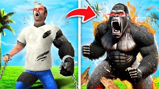 Human To KING KONG In GTA 5!