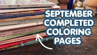 September 2026 Completed Coloring Pages / Adult Coloring