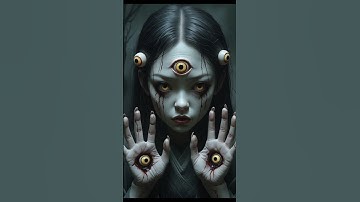 Hand Eye Demon 👁️🖐️ #Yokai #怪談 #Parade #妖怪 #Eyes #UrbanLegend #Creepy 日本の妖怪#妖怪  #怪談