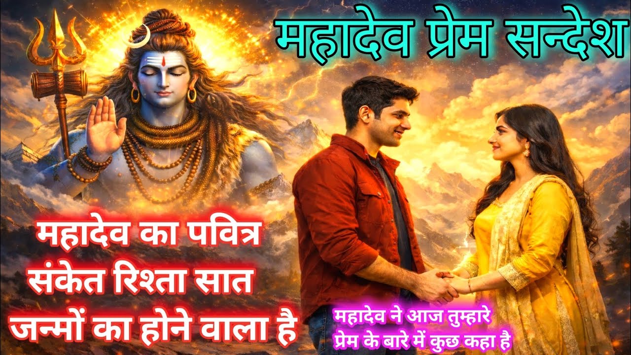 Shiv ka sandesh today महादेव का पवित्र संकेत🔱🌺रिश्ता सात जन्मों का होने वाला है Mahadev Prem Sandesh