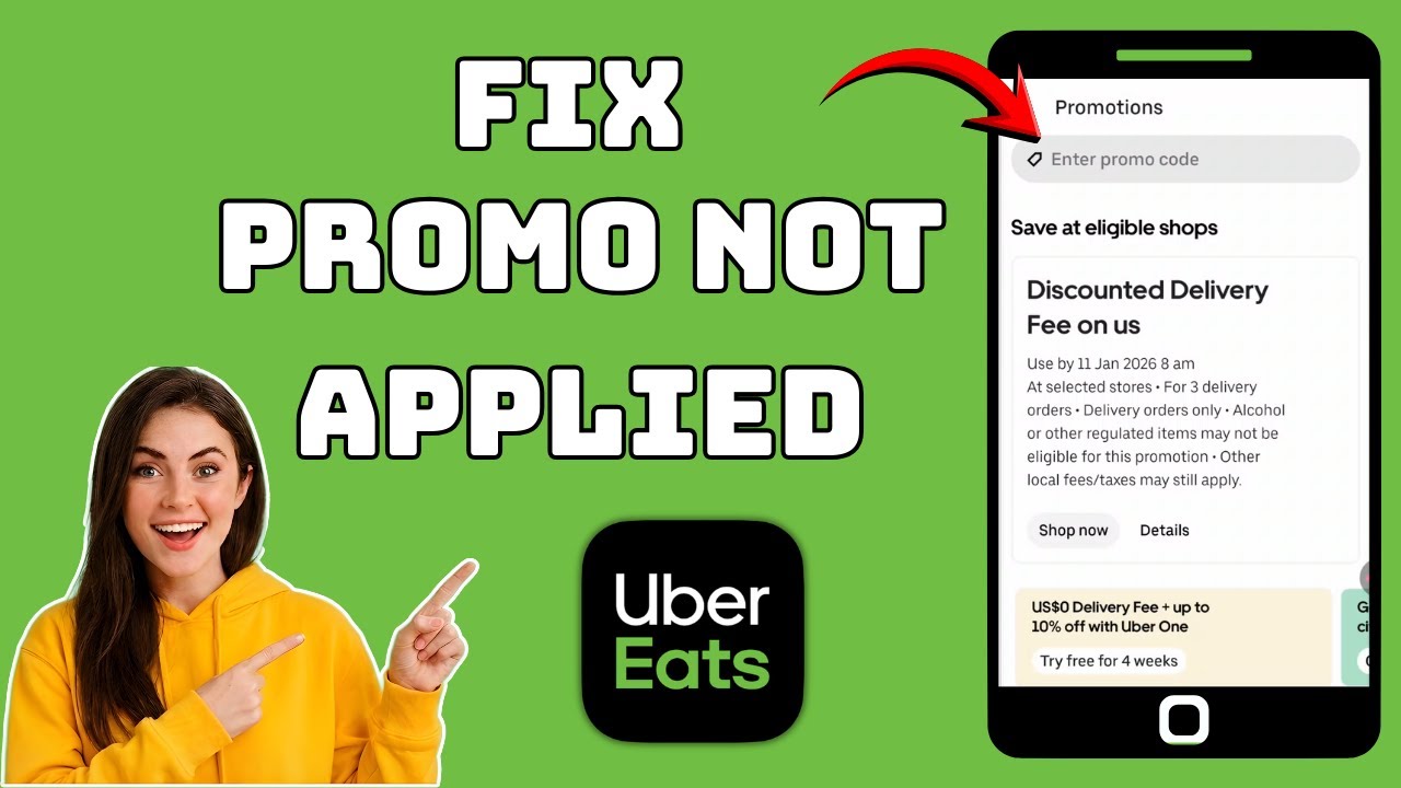 How To Fix Uber Eats Promo Not Applied (2026) - YouTube
