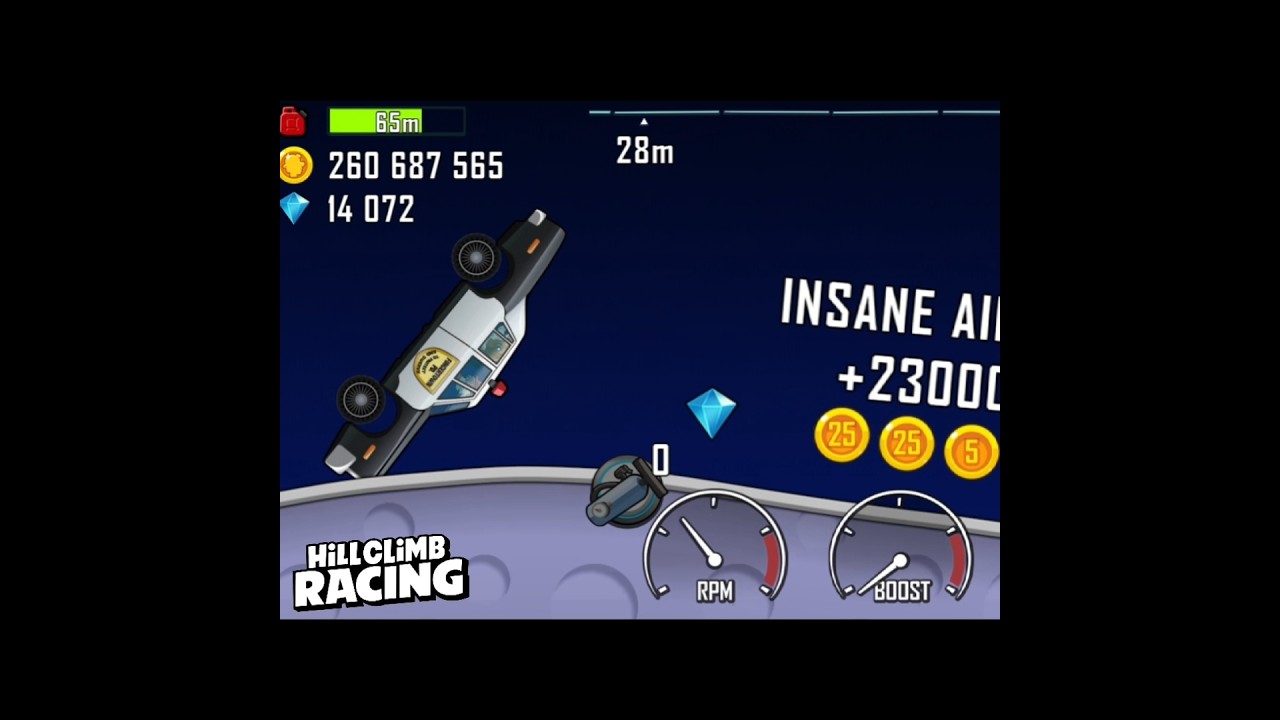 POWER of POLICE CAR 🔥 Hill Climb Racing