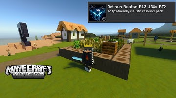 Optimum Realism R13  Ultra HD Realistic & RTX: ResourcePack For Minecraft Pocket Edition android/ios