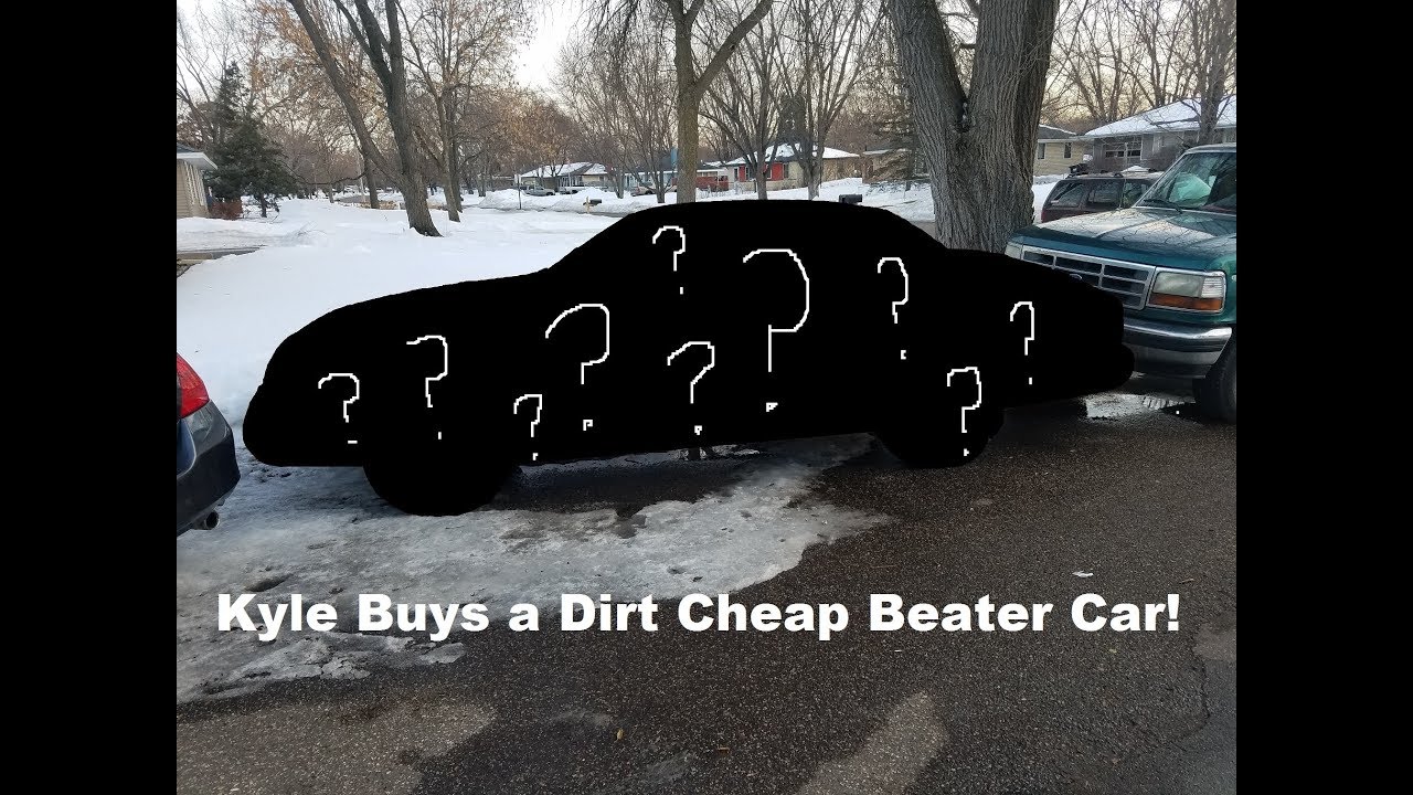 Kyle Buys a Dirt Cheap Beater Car Gambler 500 Part 1 Minnesota YouTube