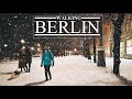 [4K] Berlin Germany Winter Wonderland Walk After the Snow Storm - Walking Karl-Marx Allee
