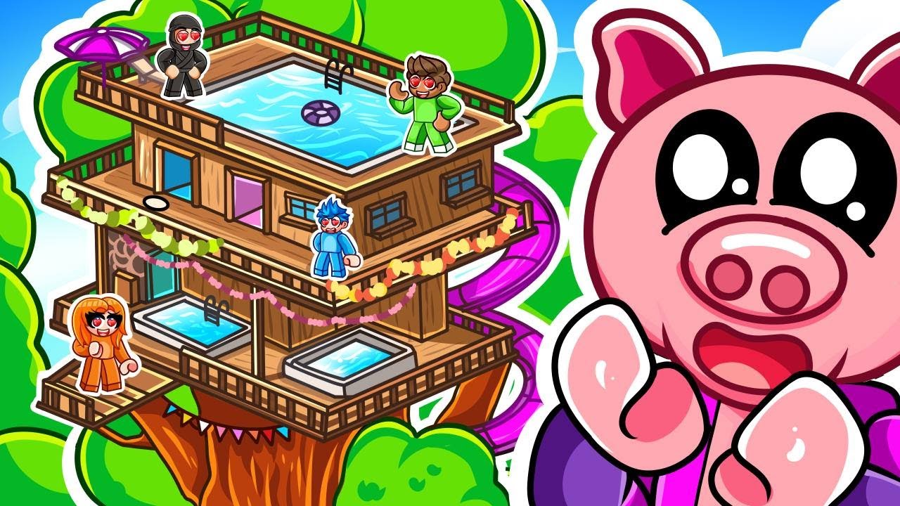 Utratil jsem 978,869kč za NEJLEPŠÍ Dům na STROMĚ v Robloxu!