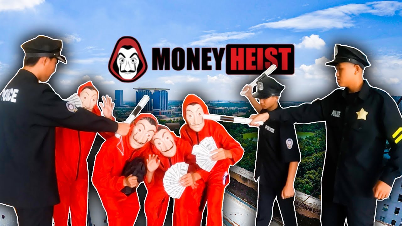 PARKOUR MONEY HEIST  vs POLICE ( bella ciao remix ) LIVE ACTION STORY 1