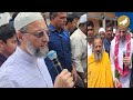 Asaduddin owaisi begins doortodoor campaign in hyderabad  lok sabha election 2024