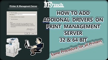 Additional Printer Drivers installation on Print management server, Printer drivers installation,