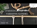 NUDOS BÁSICOS MACRAMÉ | VARIANTES DEL NUDO ALONDRA PARTE 2