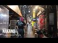 Nakano, Tokyo on a snowy night【4K Japan Walk】
