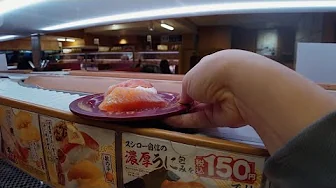 CONVEYOR Belt Sushi in JAPAN