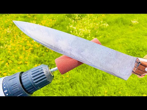 видео: Easy Way To Sharpen A Knife Like A Razor Sharp ! Amazing Result