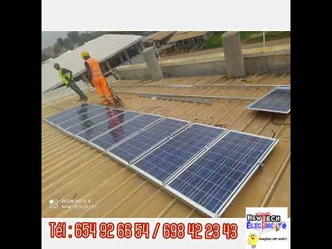 énergie solaire Cameroun.  installation des systèmes solaires au Cameroun