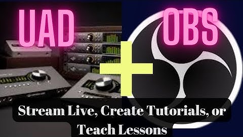 LIVE Stream Mic, Computer, and Daw audio using UAD into OBS. NO 3RD PARTY PLUGINS NEEDED!