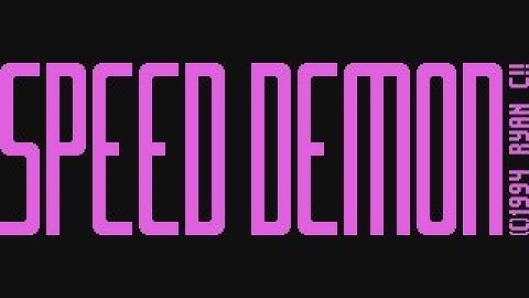 Speed Demon Review for the Commodore 64 by John Gage