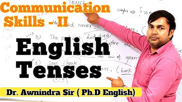 Communication Skills - II | UP Polytechnic 4th Semester | By Dr. Awnindra  | Tense | Day 04 | Part 1
