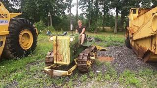 restoring an old john deere dozer part 1