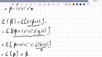 OLS MATRIX: UNBIASEDNESS AND CONSISTENCY PROOF