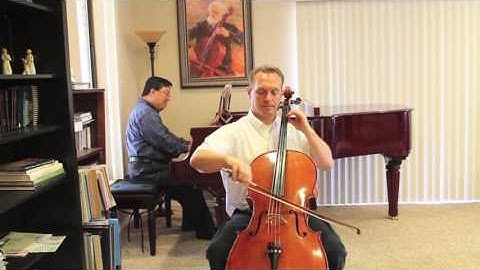 Minuet No 1 by Bach from Suzuki Book 2 - Cello Instruction with Kayson Brown