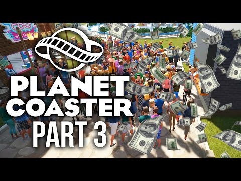 Planet Coaster Gameplay Walkthrough Part 3 - MAKING LOT'S MONEY (Challenge)