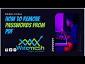 How To Remove Password From PDF File