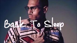 Chris Brown ft  Usher \& Zayn   Back To Sleep Remix SPEED UP