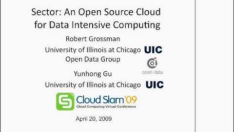 Sector: An Open Source Cloud for Data Intensive Computing.