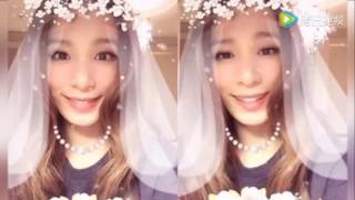 Hebe戴头纱真像个新娘 网友疯喊“嫁给我”
