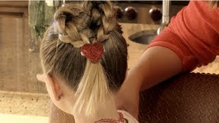 Braided Heart Hairstyle - Valentine's Day Hair screenshot 3