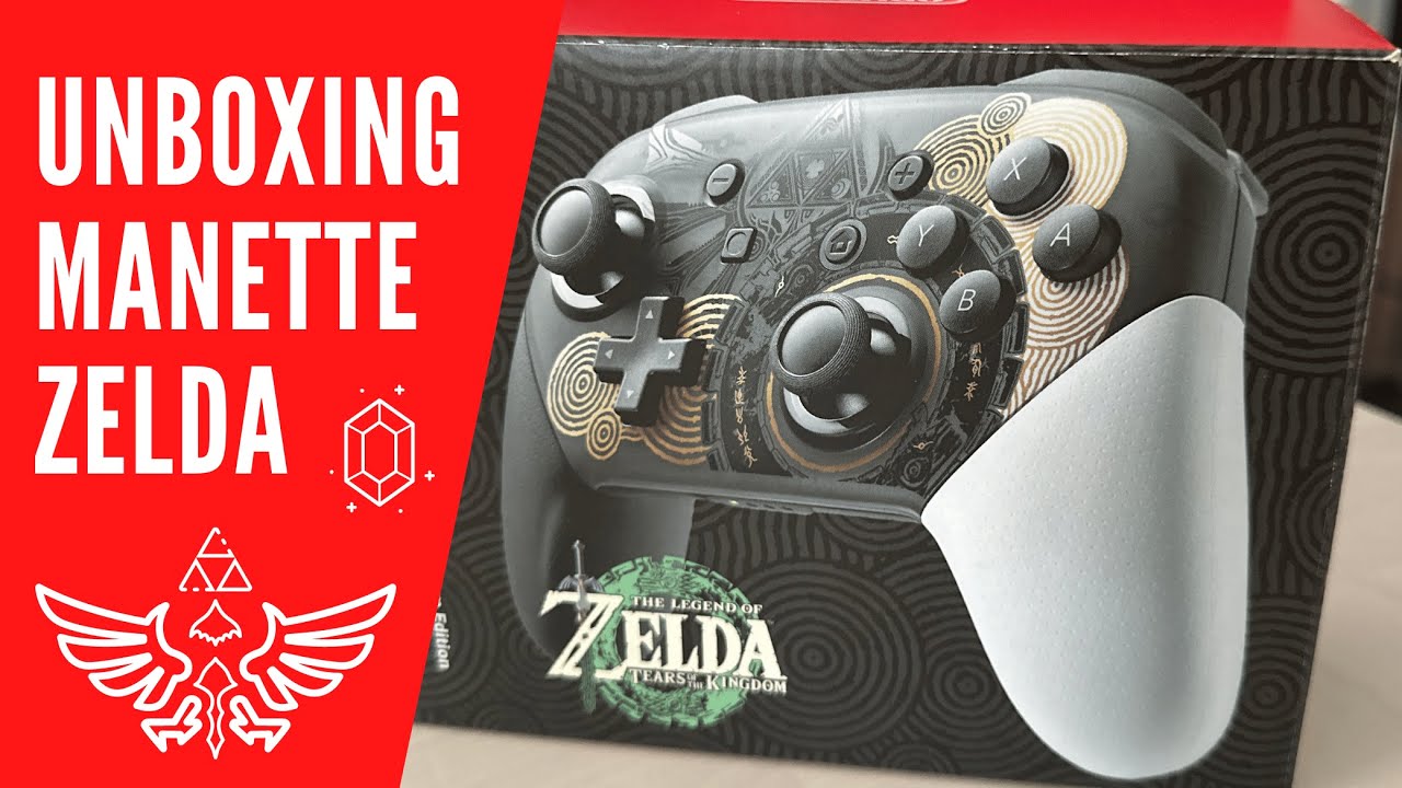 Unboxing Manette Switch Zelda Tears of kingdom 