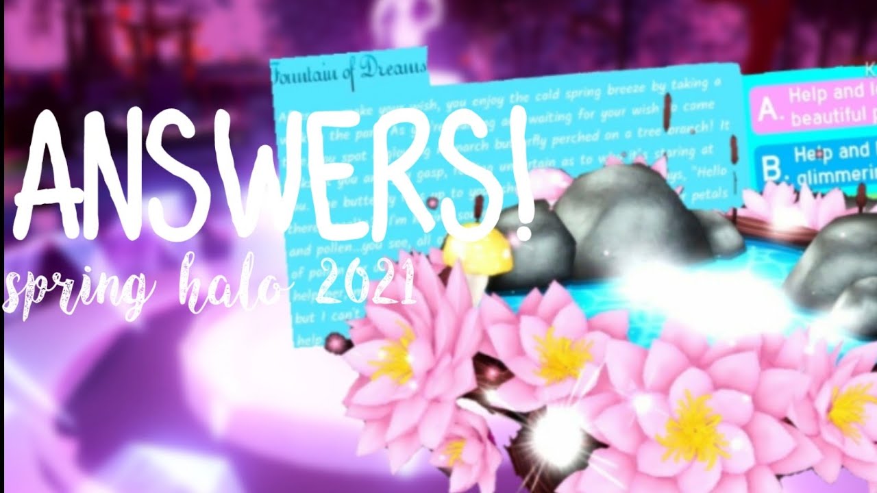 All Fountain Answers for the Spring Halo 2021! YouTube