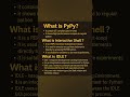 Python interview Q &amp; A @btech_back_benchers #btech #coding #python #pythonprogramming #interview