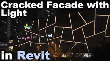 Cracked Light Facade in Revit Tutorial