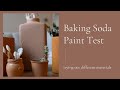 Baking Soda Paint Tutorial | Testing it on Different Surfaces and with Different Paint Types