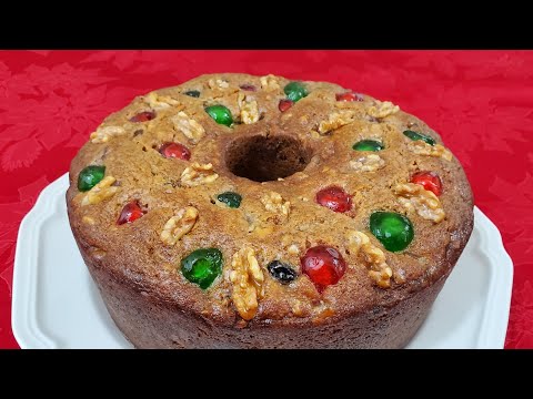 طريقة تحضير كيك الفواكه المجففة لعيد الميلاد Best Christmas Fruitcake Recipe Ever 