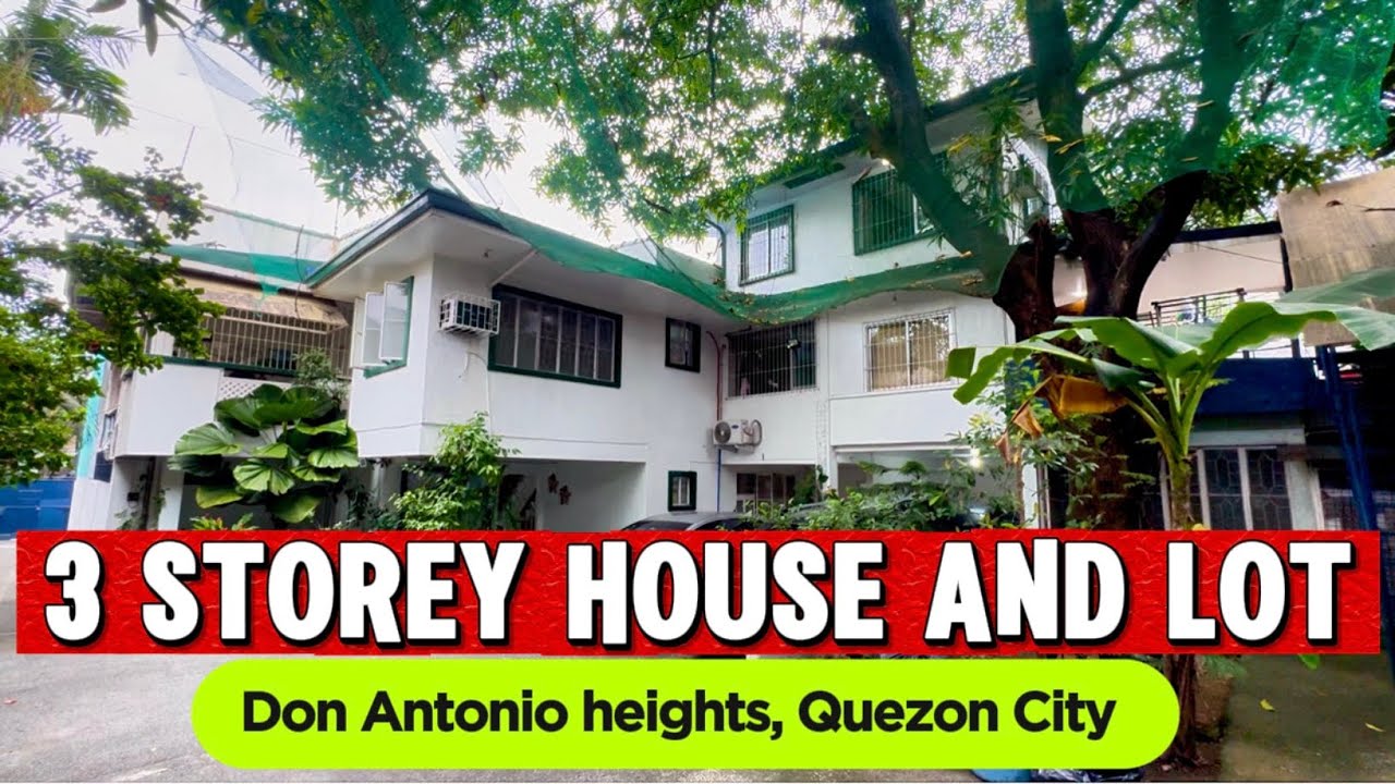 V-1043-25 Don Antonio heights Quezon city 3 storey house and lot mix-use commercial-residential 