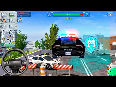 Police Sim 2022 Simulator - Lamborghini Huracan Police Car Chasing Thief - Android Car Gameplays #31