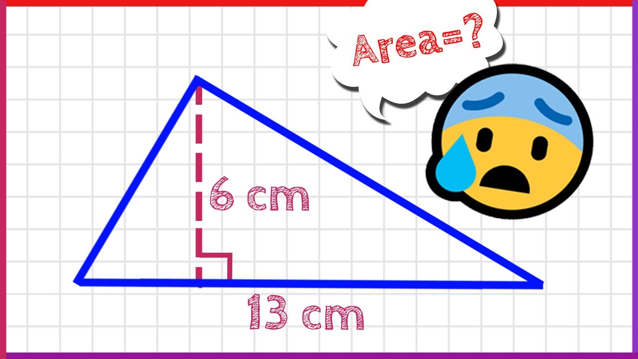 How to Find the Area of a Triangle! - YouTube