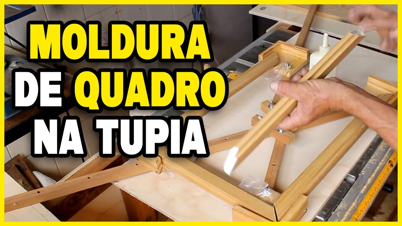 MOLDURA de MADEIRA feita com FRESA de TUPIA!!!