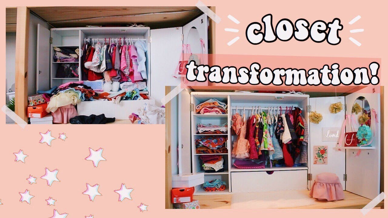 MAKING MY AMERICAN GIRL DOLL CLOSET!