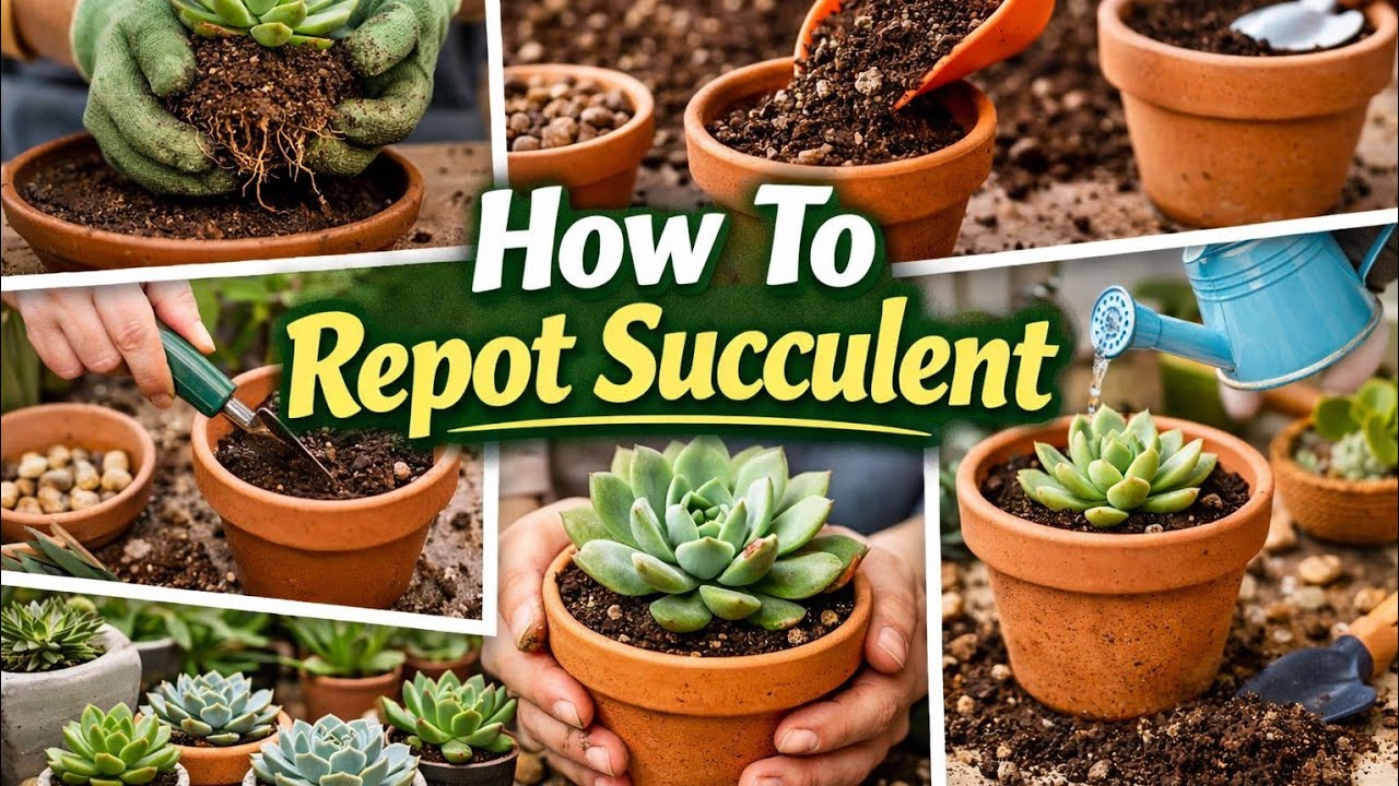 How to repot succulent plant सक्यूलेंट के लिए ऐसी मिट्टी बनाएं सालों ...